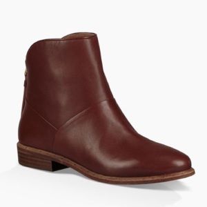 UGG Bruno leather brown boots / booties